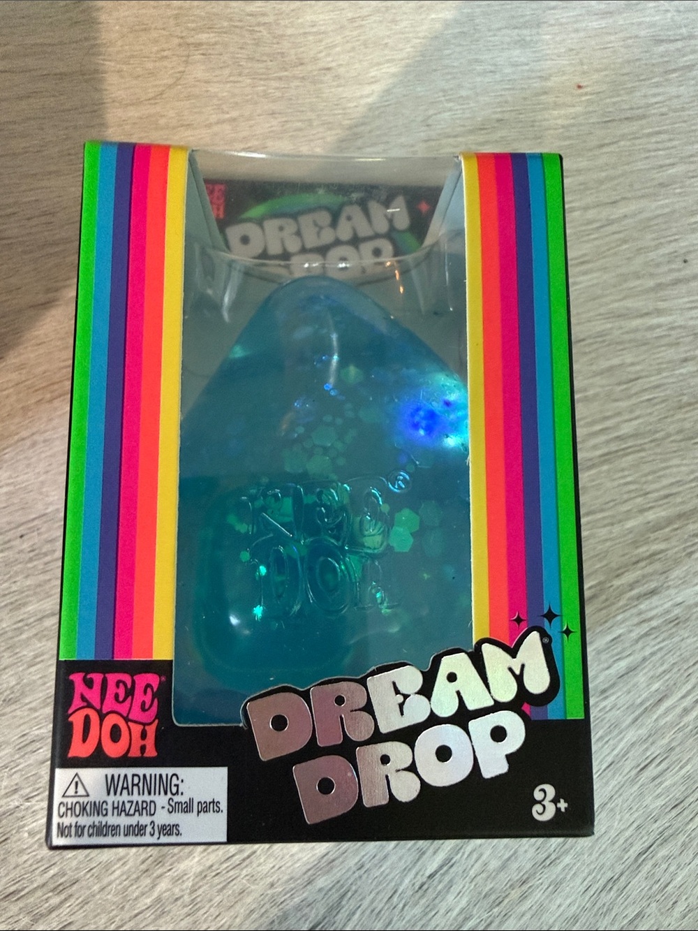 Nee Doh Dream Drop Sensory Squishy Toy - Blue